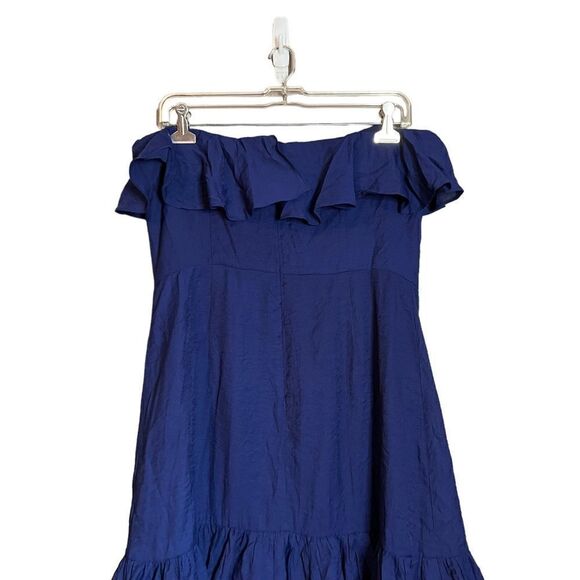 NWT! Line & Dot navy strapless dress. Size large - Picture 9 of 10